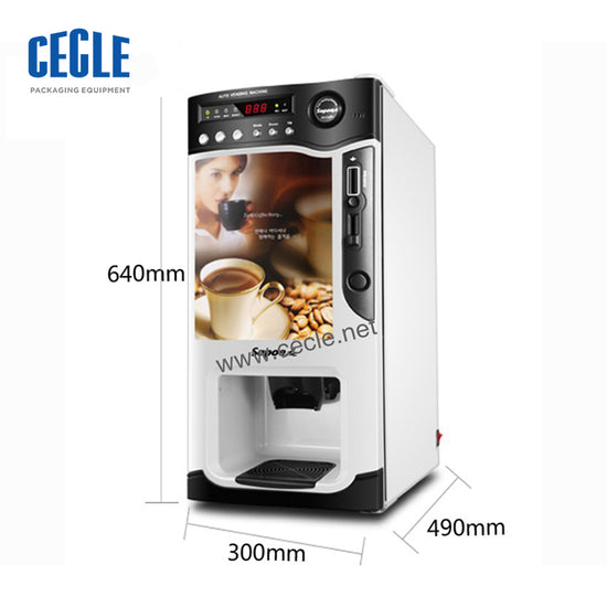 Coffee Vending Machines Small Outdoor Hot Cold Coffee Vending Machine Coin Commercial Vending